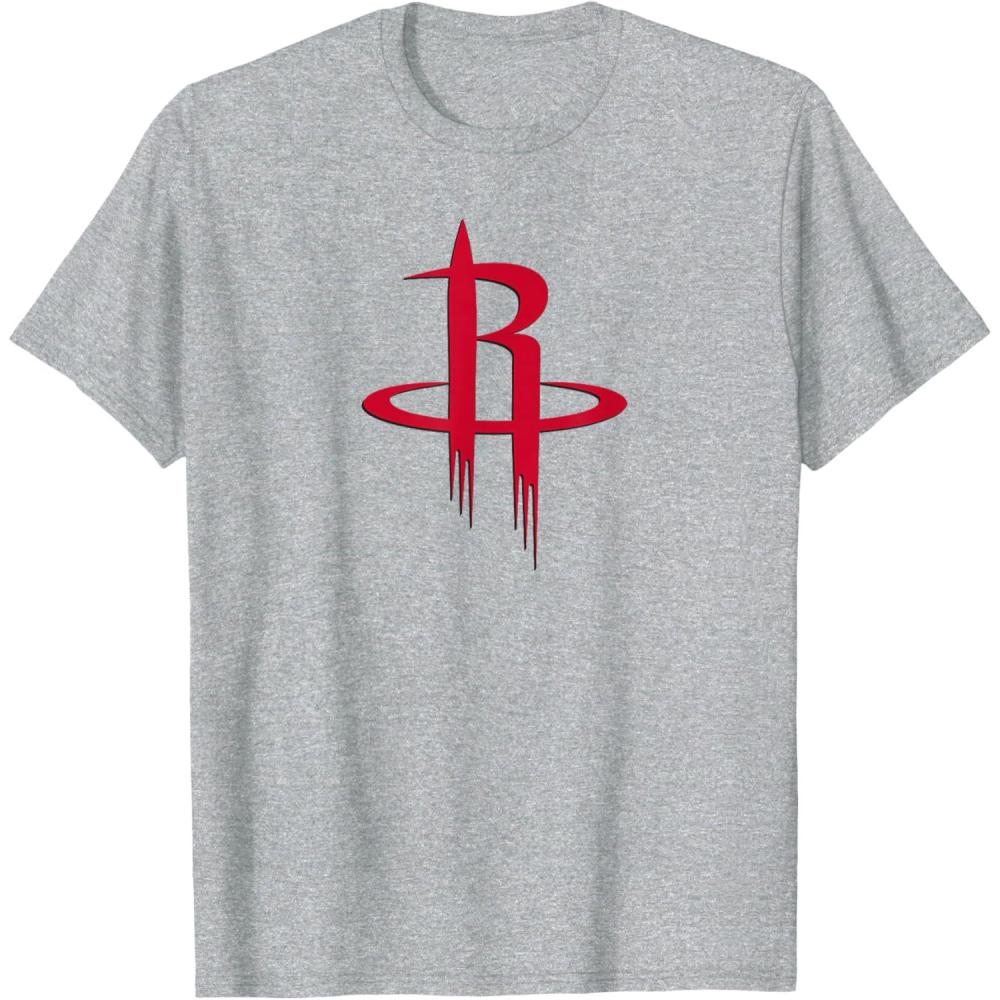 imageNBA Houston Rockets Officially Licensed TShirt Small BlackHeather Grey