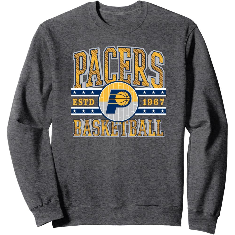 imageNBA Indiana Pacers Courtside SweatshirtDark Heather Grey