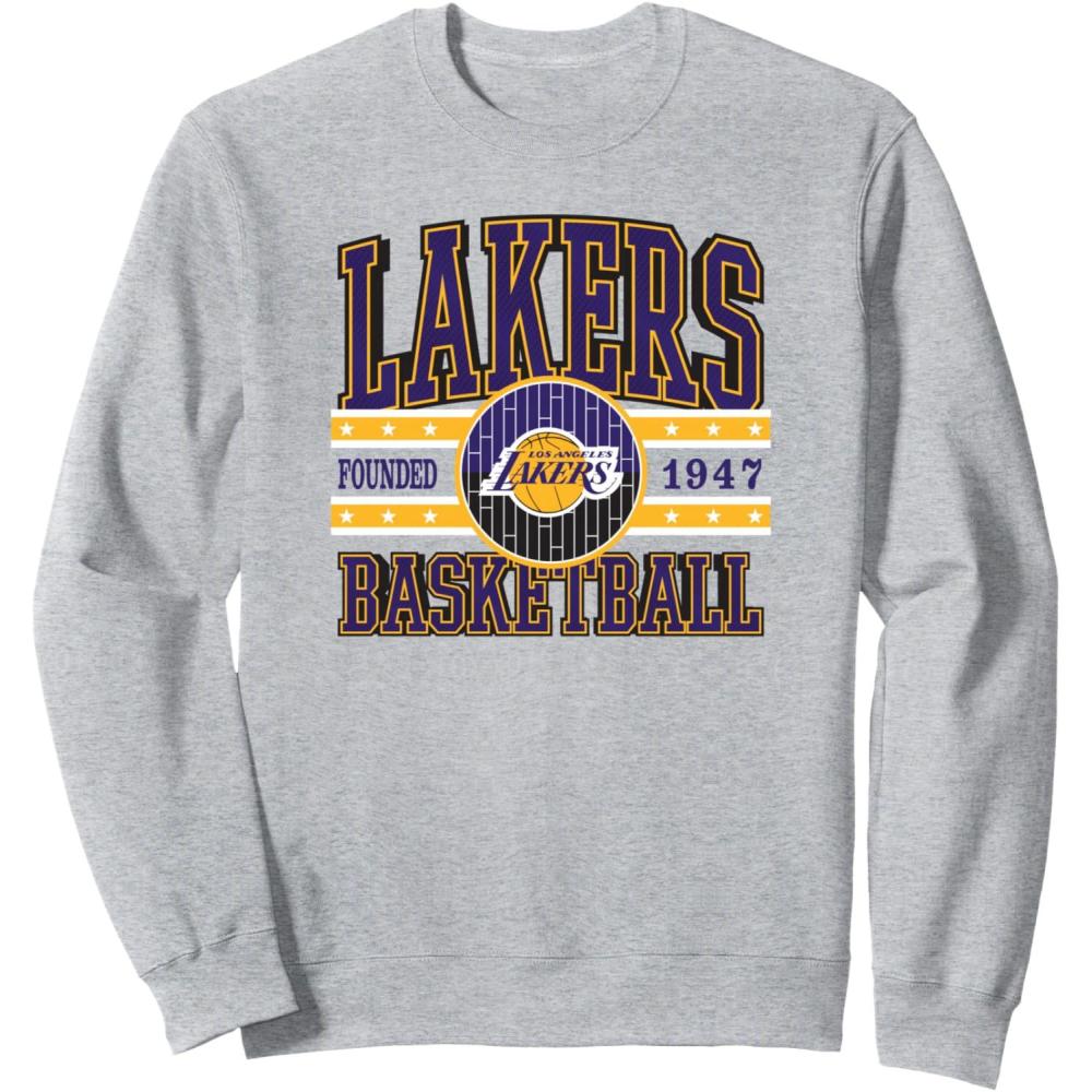 imageNBA Los Angeles Lakers Courtside SweatshirtHeather Grey
