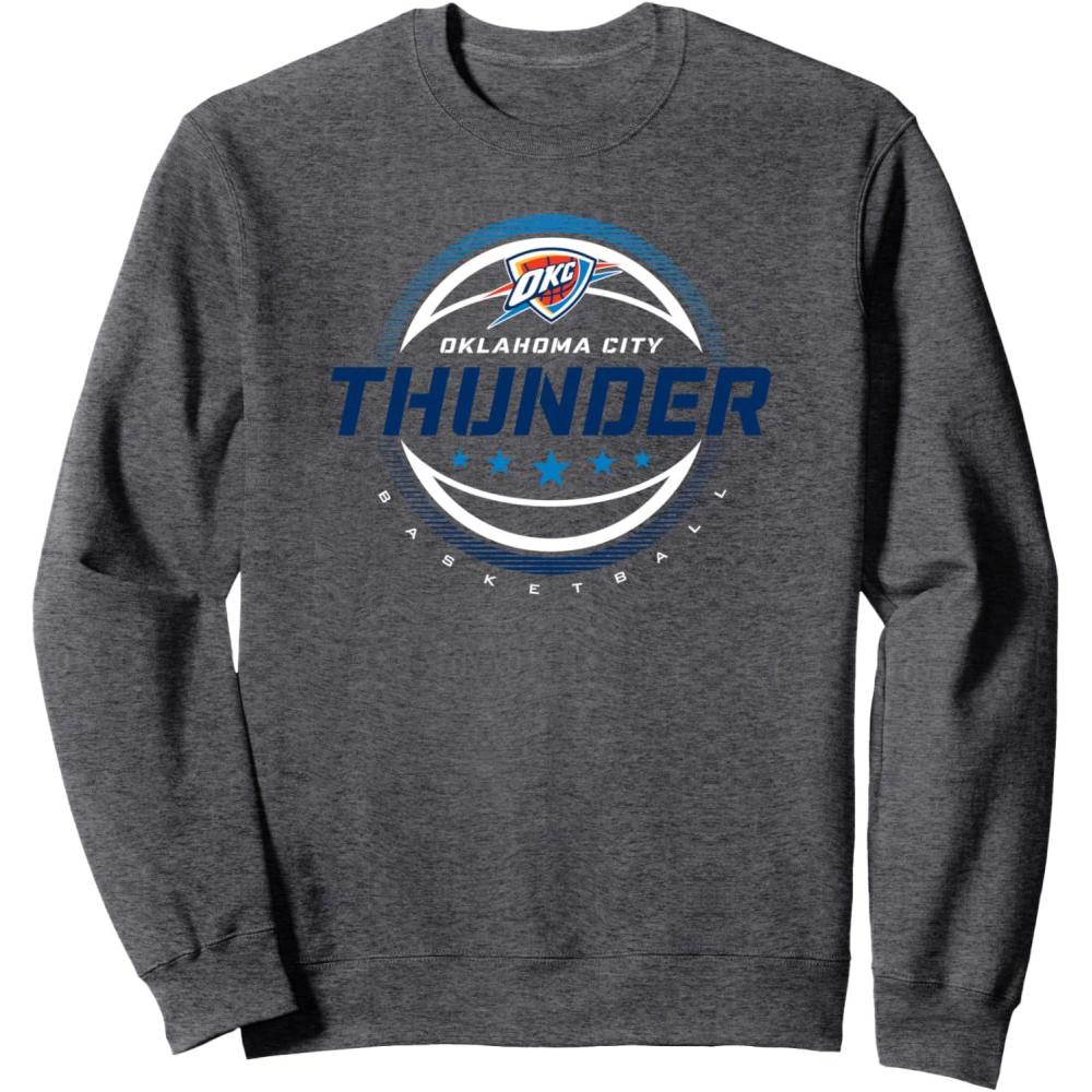 imageNBA Oklahoma City Thunder The Rock SweatshirtDark Heather Grey