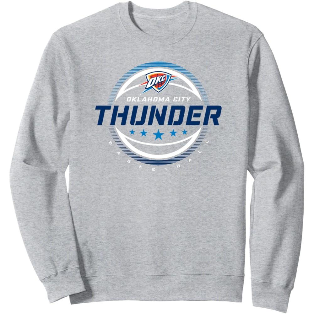 imageNBA Oklahoma City Thunder The Rock SweatshirtHeather Grey