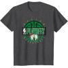 Boston Celtics Officially Licensed Playoffs T-Shirt(Dark Heather Grey)