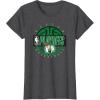 Boston Celtics Officially Licensed Playoffs T-Shirt(Dark Heather Grey)