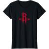 NBA Houston Rockets Officially Licensed T-Shirt, Small, Black(Black)