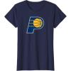 NBA Indiana Pacers Officially Licensed T-Shirt, Small, Black(Navy Blue)