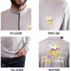 Ultra Game NFL Men’s Super Soft Quarter Zip Long Sleeve T-Shirt, Minnesota Vikings, Heather Gray, X-Large