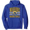 NBA Golden State Warriors Courtside Pullover Hoodie(Royal Blue)