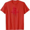 NBA Houston Rockets Officially Licensed T-Shirt, Small, Black(Red)