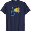NBA Indiana Pacers Officially Licensed T-Shirt, Small, Black(Navy Blue)
