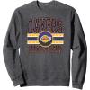 NBA Los Angeles Lakers Courtside Sweatshirt(Dark Heather Grey)