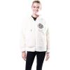 Ultra Game NFL New Orleans Saints Womenss Fleece Sherpa Hoodie Jacket, Cream, Small