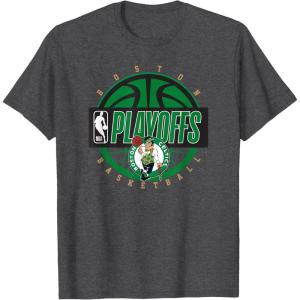 Boston Celtics Officially Licensed Playoffs T-Shirt(Dark Heather Grey)