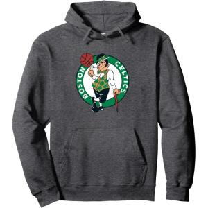 NBA Boston Celtics Officially Licensed Pullover Hoodie(Dark Heather Grey)