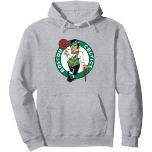 NBA Boston Celtics Officially Licensed Pullover Hoodie(Heather Grey)