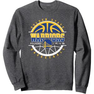 NBA Golden State Warriors Pick and Roll Sweatshirt(Dark Heather Grey)