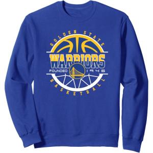 NBA Golden State Warriors Pick and Roll Sweatshirt(Royal Blue)