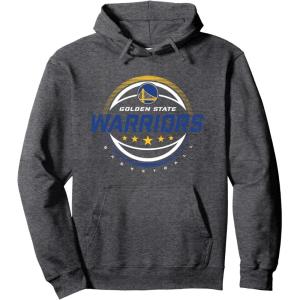 NBA Golden State Warriors The Rock Pullover Hoodie(Dark Heather Grey)