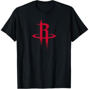 NBA Houston Rockets Officially Licensed T-Shirt, Small, Black(Black)