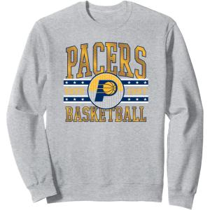 NBA Indiana Pacers Courtside Sweatshirt(Heather Grey)