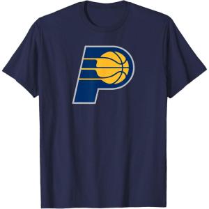 NBA Indiana Pacers Officially Licensed T-Shirt, Small, Black(Navy Blue)
