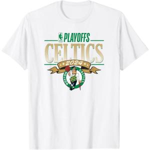 NBA Licensed Boston Celtics 2024 Playoffs T-Shirt(White)