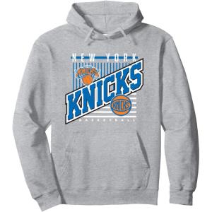 NBA New York Knicks Rise Above Pullover Hoodie(Heather Grey)