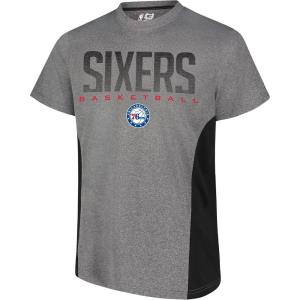 Ultra Game Men’s NBA Official Super Soft Supreme T-Shirt(Heather Charcoal)
