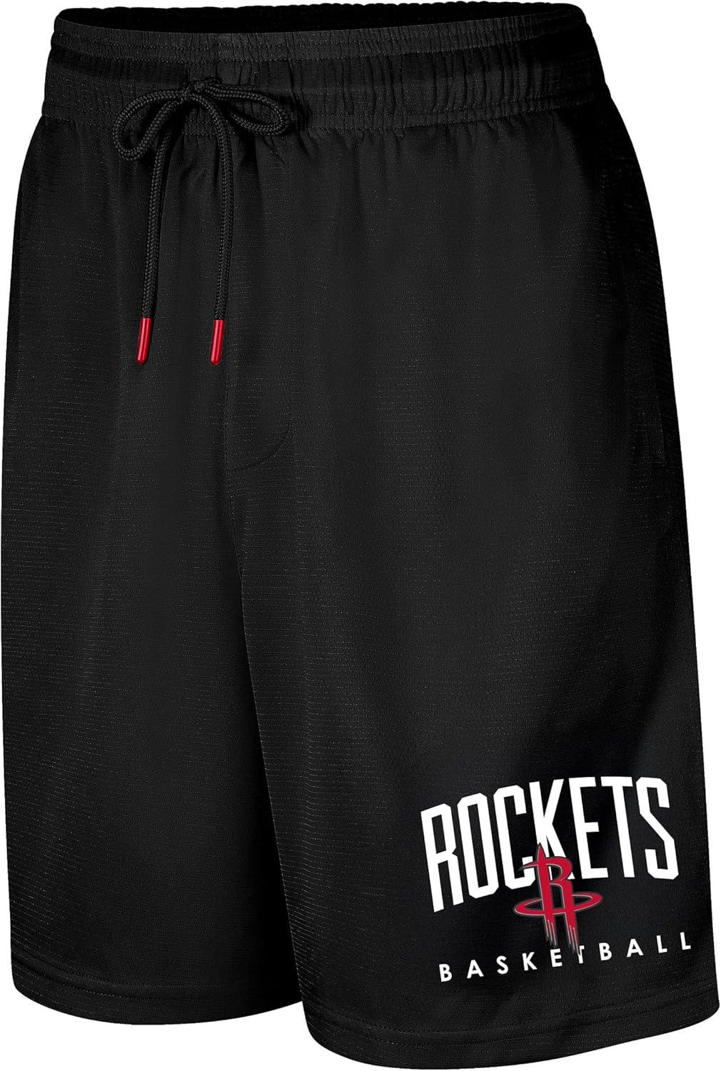 imageUltra Game Mens NBA Official Soft Air Mesh Teamster Basketball Shorts Classic FitBlack