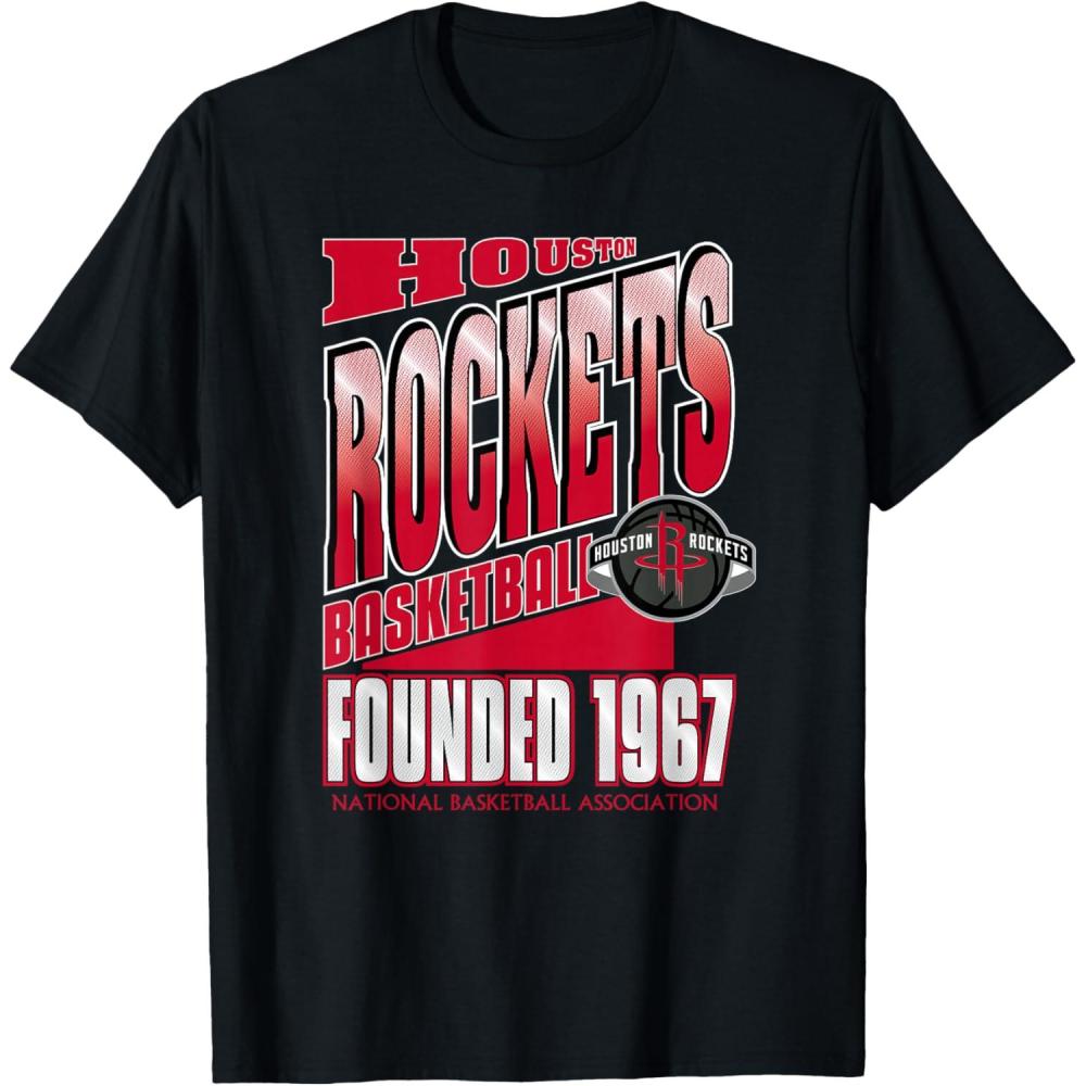 imageHouston Rockets NBA Breakaway TShirt  Mens Black Small Classic Fit Short Sleeve Crew Neck TShirtBlack