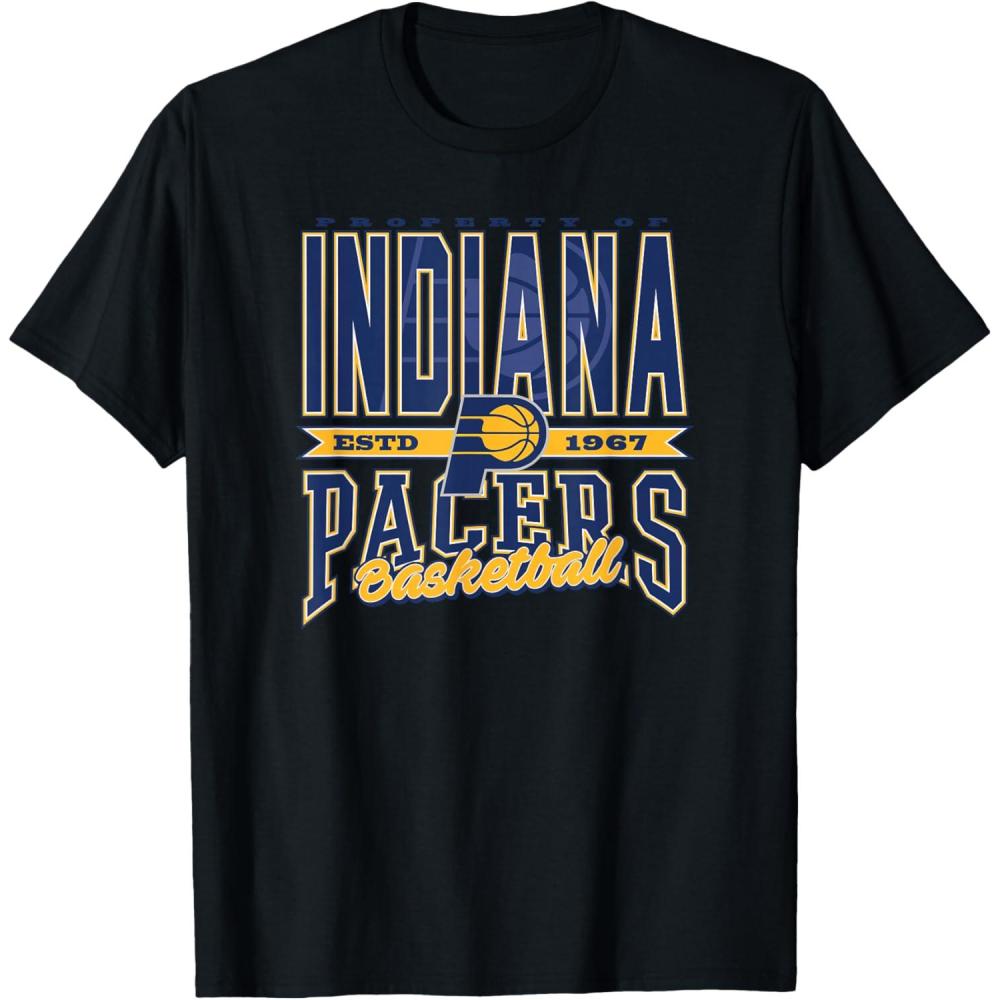 imageIndiana Pacers NBA Nonstop Action TShirt Mens Black SmallBlack