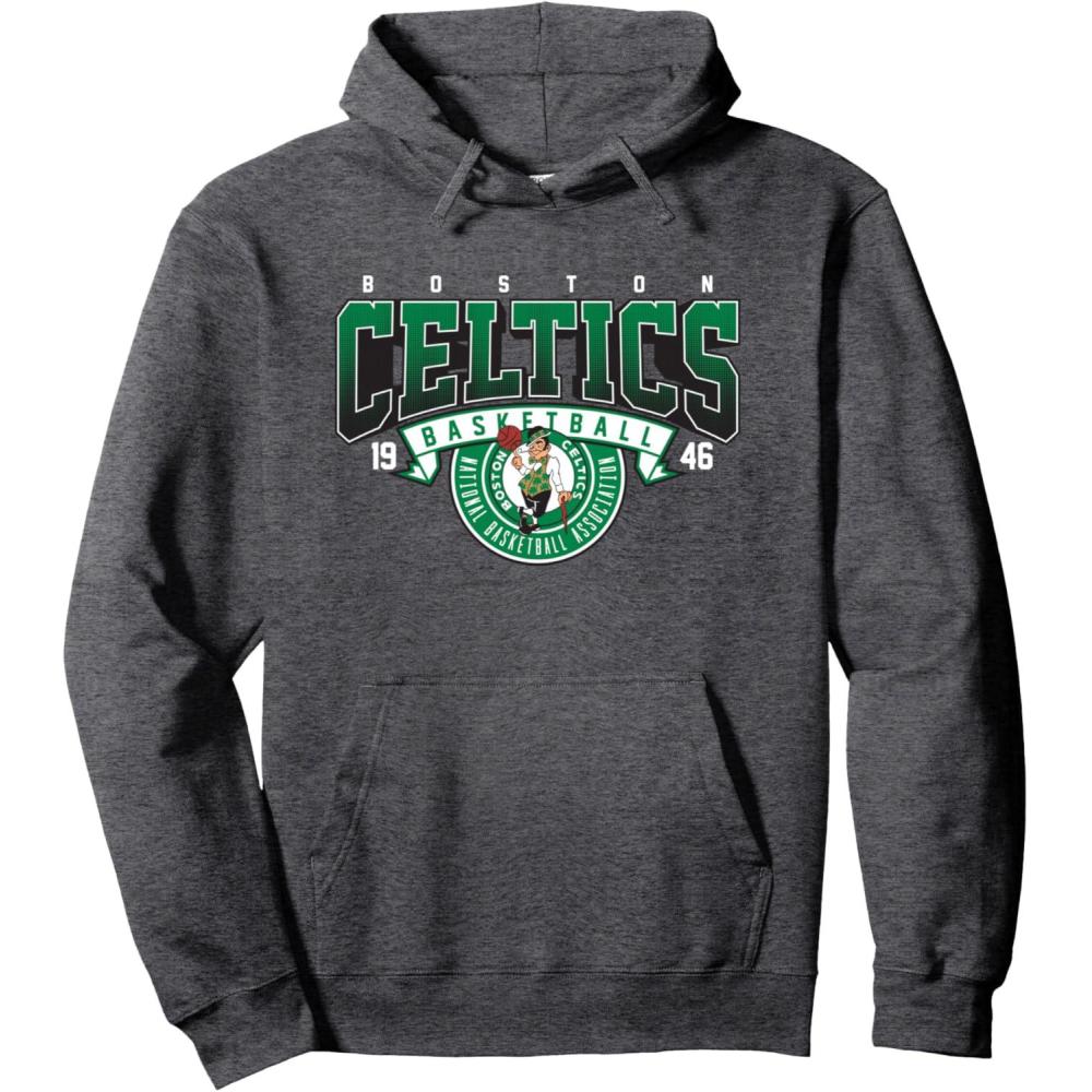 imageNBA Boston Celtics Coming At Ya Pullover HoodieDark Heather Grey