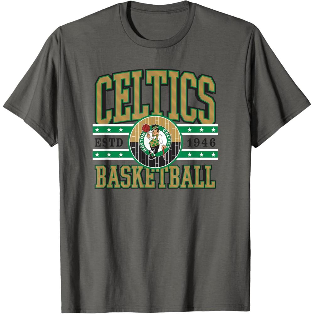 imageNBA Boston Celtics Courtside TShirtAsphalt Grey
