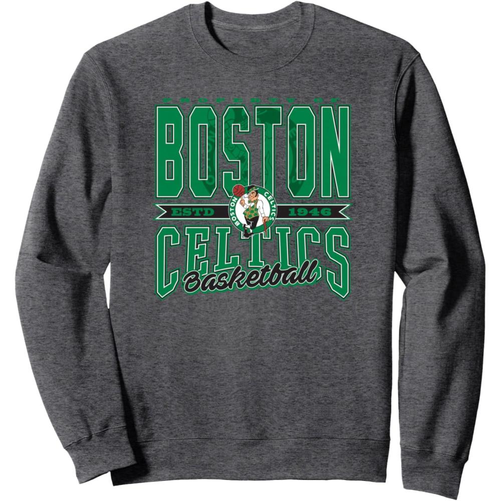 imageNBA Boston Celtics Nonstop Action SweatshirtDark Heather Grey