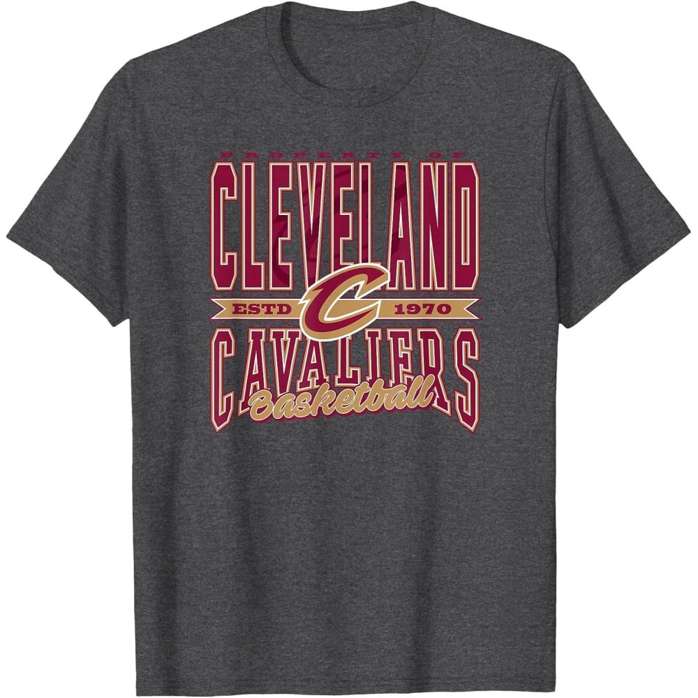 imageNBA Cleveland Cavaliers Nonstop Action TShirtDark Heather Grey