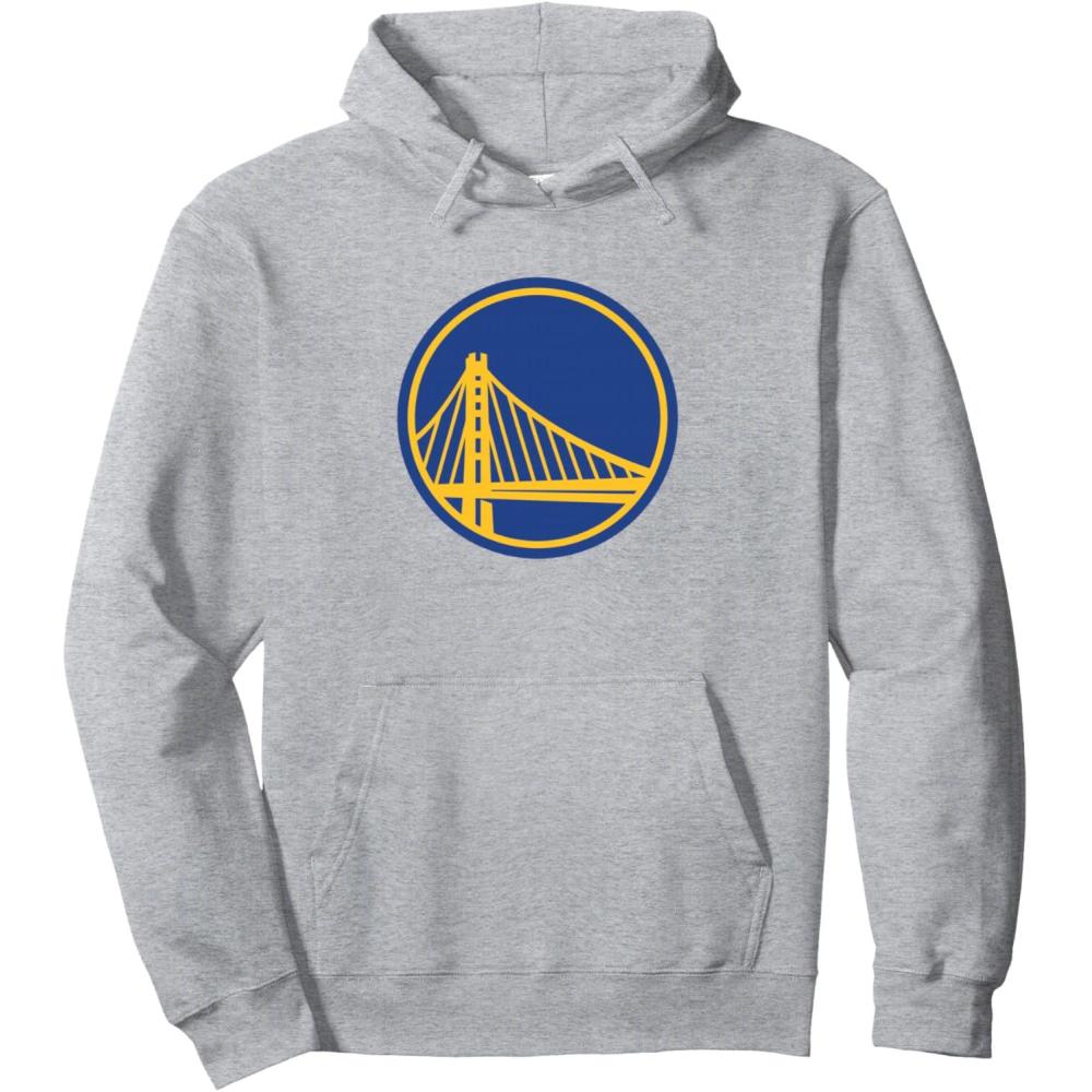 imageNBA Golden State Warriors Officially Licensed Pullover HoodieHeather Grey