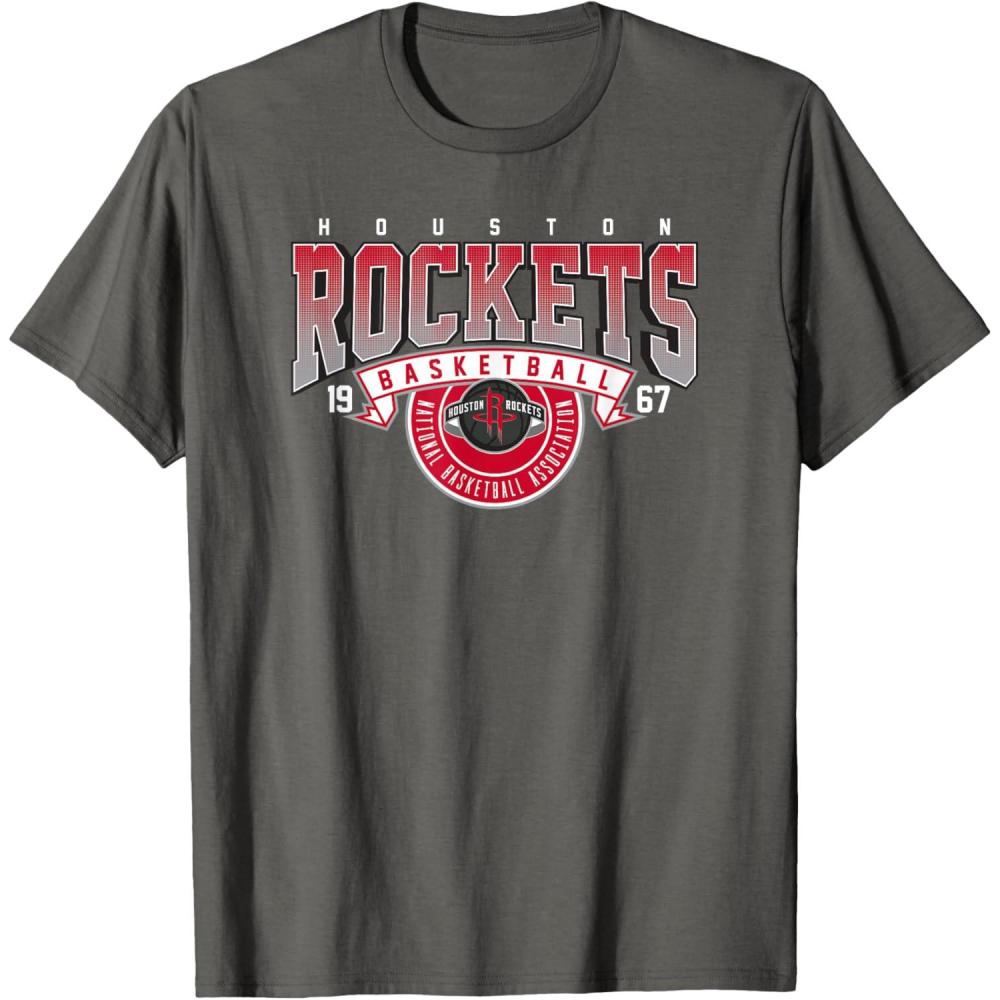 imageNBA Houston Rockets Coming At Ya TShirtAsphalt Grey