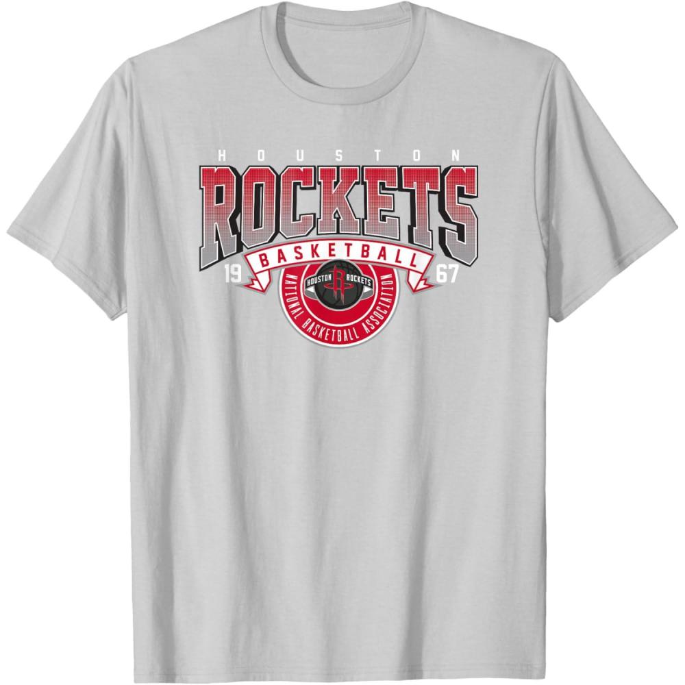 imageNBA Houston Rockets Coming At Ya TShirtSilver Grey