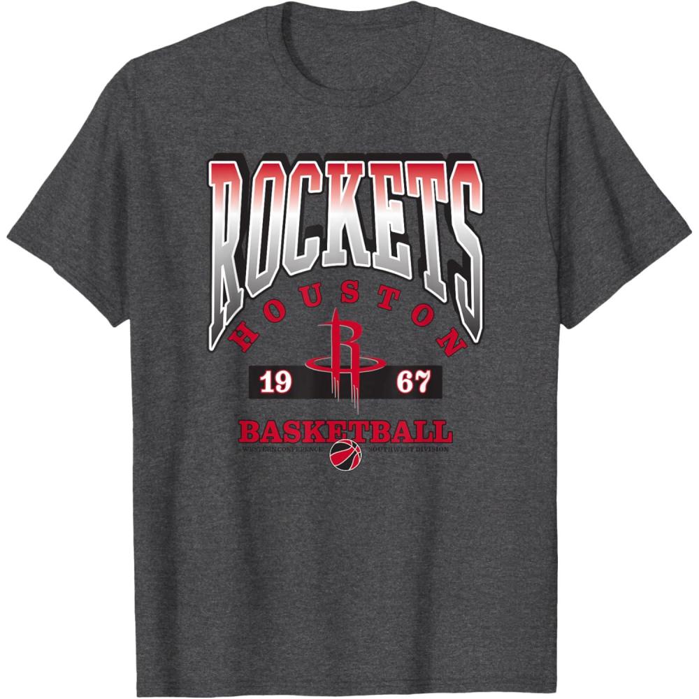 imageNBA Houston Rockets Homecourt Advantage TShirtDark Heather Grey