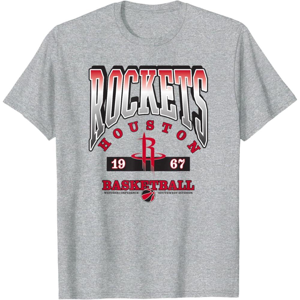 imageNBA Houston Rockets Homecourt Advantage TShirtHeather Grey