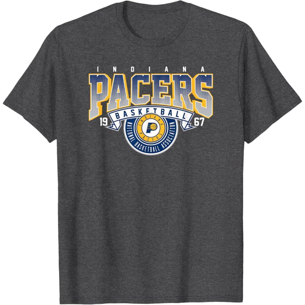 imageNBA Indiana Pacers Coming At Ya TShirtDark Heather Grey