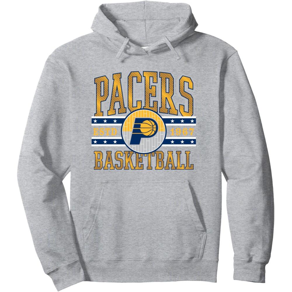 imageNBA Indiana Pacers Courtside Pullover HoodieHeather Grey