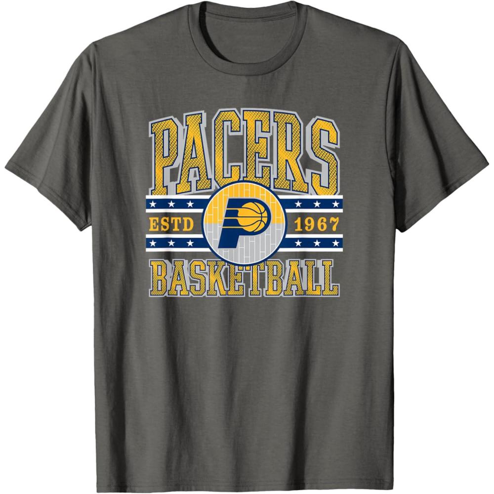 imageNBA Indiana Pacers Courtside TShirtAsphalt Grey