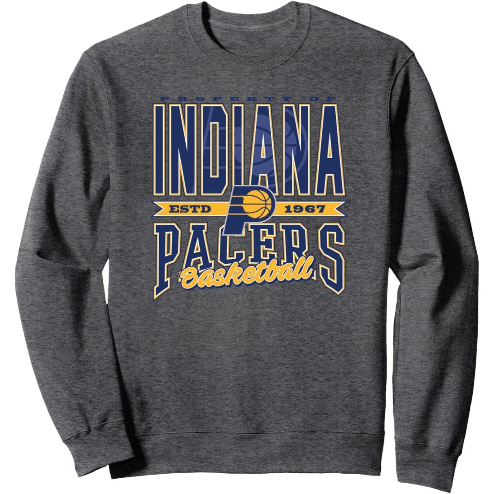 imageNBA Indiana Pacers Nonstop Action SweatshirtDark Heather Grey
