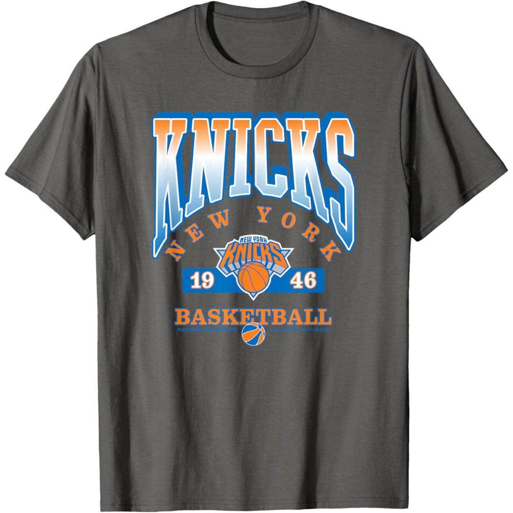imageNBA New York Knicks Homecourt Advantage TShirtAsphalt Grey
