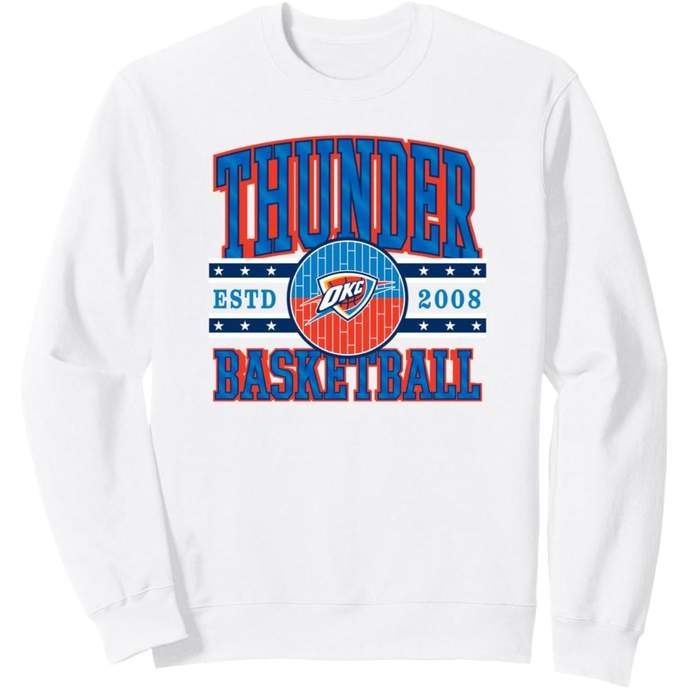 imageNBA Oklahoma City Thunder Courtside SweatshirtWhite