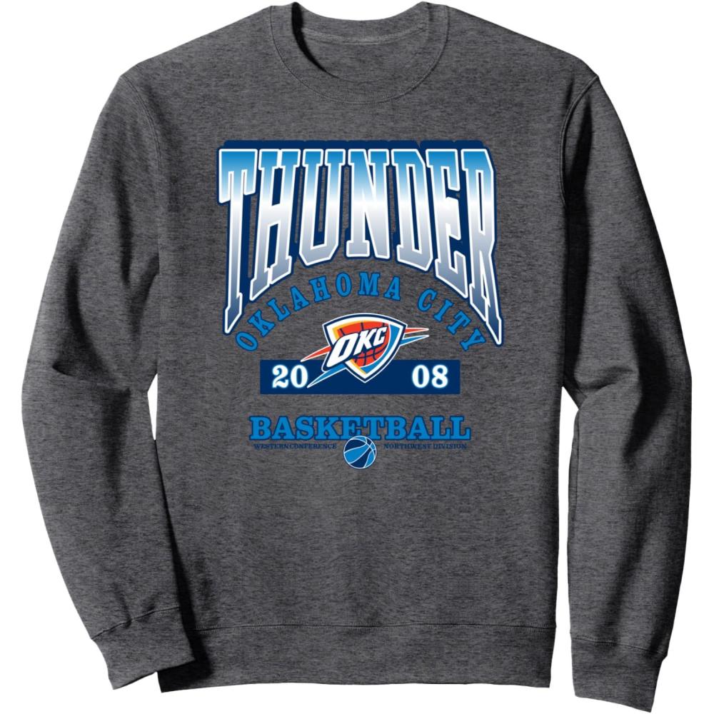 imageNBA Oklahoma City Thunder Homecourt Advantage SweatshirtDark Heather Grey
