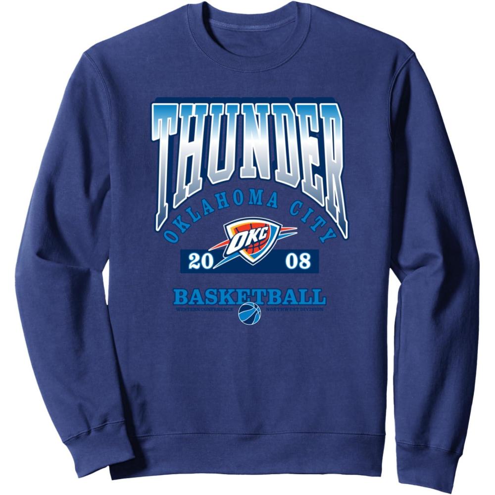 imageNBA Oklahoma City Thunder Homecourt Advantage SweatshirtNavy Blue
