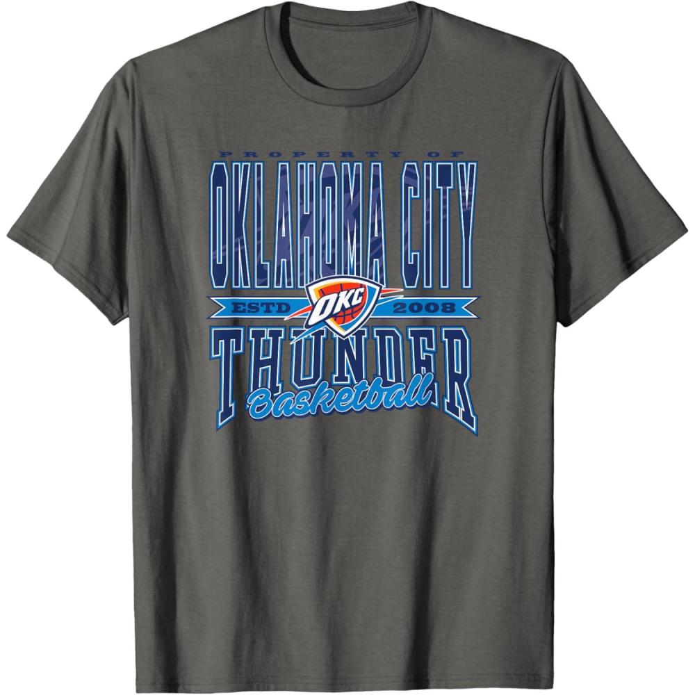 imageNBA Oklahoma City Thunder Nonstop Action TShirtAsphalt Grey
