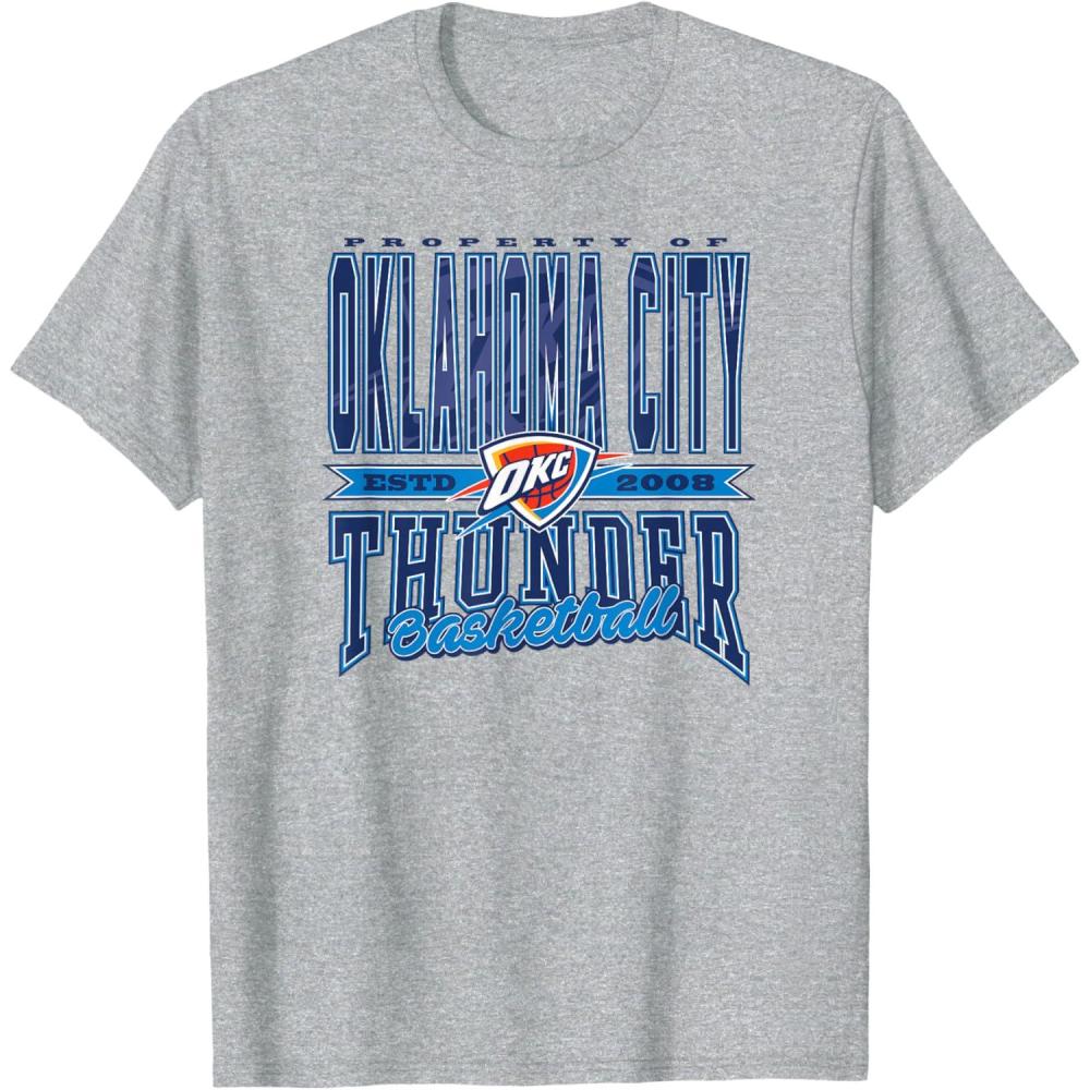 imageNBA Oklahoma City Thunder Nonstop Action TShirtHeather Grey