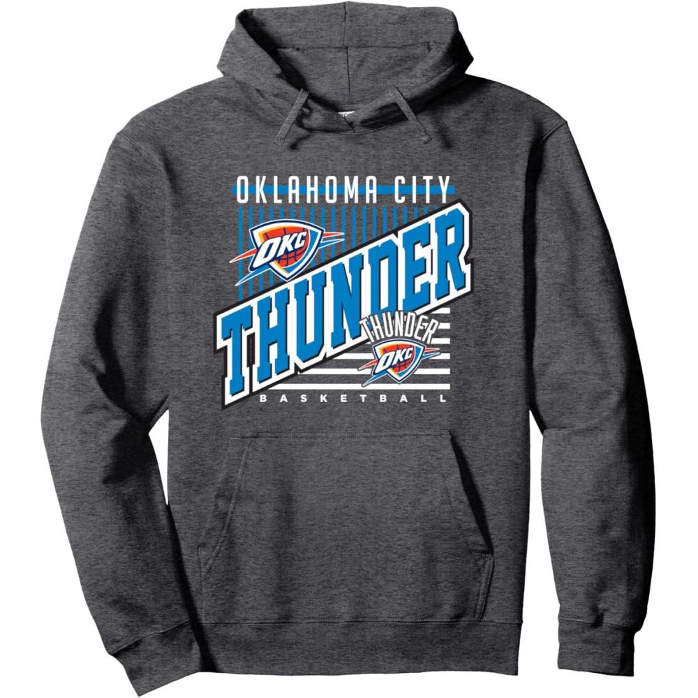 imageNBA Oklahoma City Thunder Rise Above Pullover HoodieDark Heather Grey
